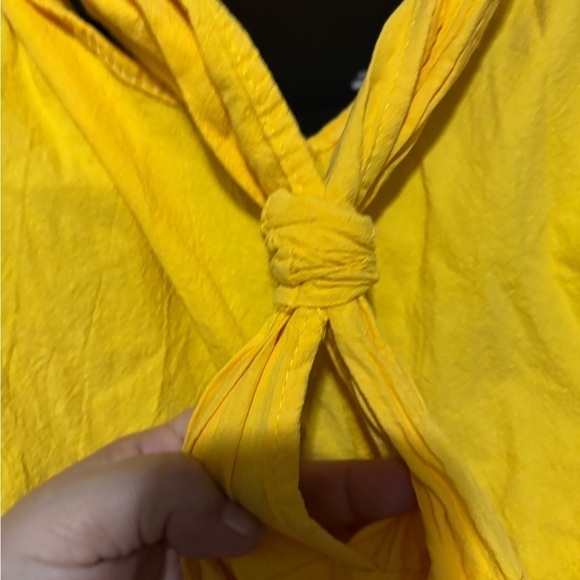 🛍Bundle sale🛍Yellow Jumpsuit linen large - Picture 8 of 11
